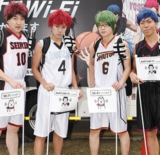 「コミケ87」ソフトバンク技術系社員が『黒子のバスケ』コスプレWi-Fi忍者に「写真を撮られると不思議と震えが止まります」