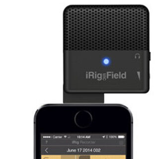 iPhone/iPad対応24-bitデジタル・ステレオ・マイク「iRig Mic Field」発売