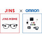 オムロンとJINS、メガネ型デバイス「JINS MEME」を共同開発