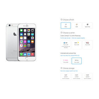 米Apple、SIMフリー版iPhone 6/6 Plusを販売開始 - モデルは日本と同一