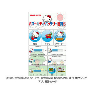 BIGLOBE、auスマートパス会員向けにハローキティの節電アプリ提供