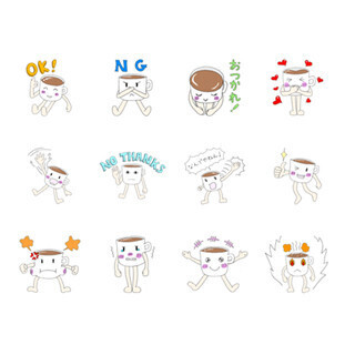 山田井ユウキ氏がLINEスタンプ「カフェオレマン」作成 - 公開まで半年かけ