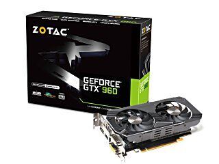 ZOTAC、NVIDIA GeForce GTX 960を搭載したグラフィックスカード4モデル