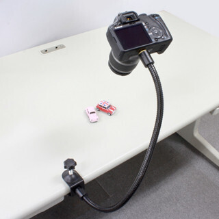 上海問屋、カメラやLEDライトを固定できるクランプ式のフレキシブルアーム