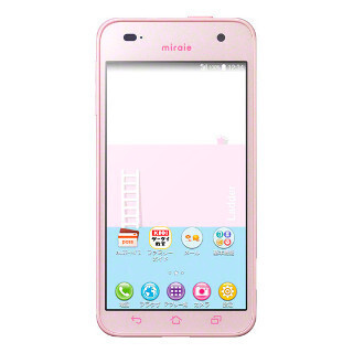 KDDI、不適切な言葉の入力を注意するジュニア向けスマホ「miraie」30日発売