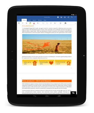 Microsoft、Android向けOfficeを正式版に - Outlookアプリも提供