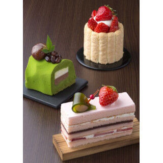 ようかんをサンドした桜のケーキも! 大阪新阪急ホテルで春の新作ケーキ