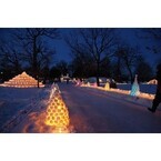北海道で5,000個のアイスキャンドルで彩る「氷灯夜」「雪中花火」開催