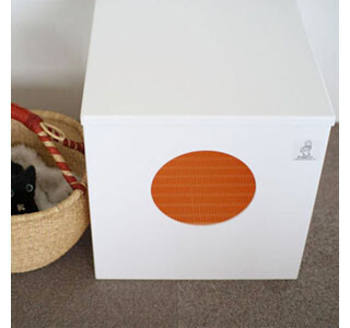 まるで高級家具!? スタイリッシュな猫トイレカバー