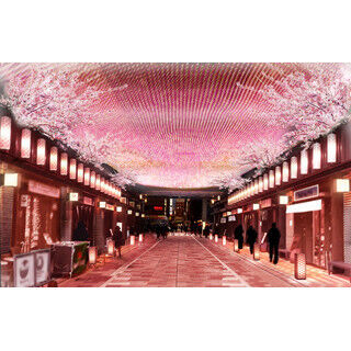 日本橋で「桜フェスティバル」開催 - 特別メニューや幻想ライトアップも