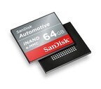 SanDisk、車載用組み込みフラッシュドライブとSDカードを発表