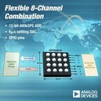 ADI、8チャネルデータコンバータコンビネーションチップを発表
