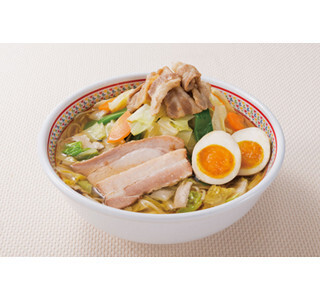 どうとんぼり神座が「春の国産野菜たっぷりラーメン」を春季限定で販売