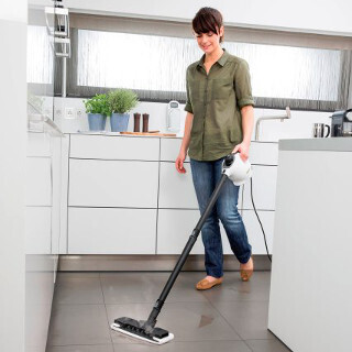 ケルヒャー、1.5kgの家庭用スティック型スチームクリーナー
