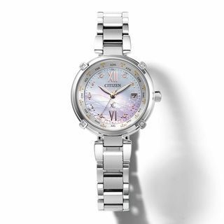 シチズン、女性向け腕時計限定モデル - 湖面に映りこむオーロラをイメージ