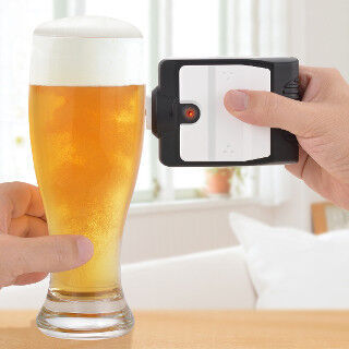 なめらかな泡を楽しめる携帯ビール泡立て器「ソニックアワーポータブル」