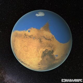 43億年前の火星は地表の19%が水で覆われていた - NASA