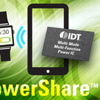IDT、モバイル機器向けワイヤレス給電技術「Wireless PowerShare」を発表