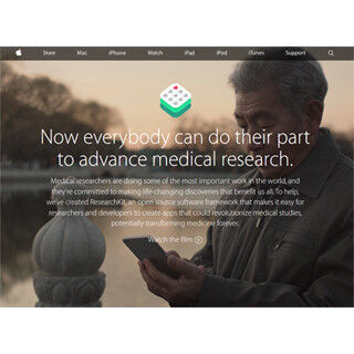米Apple、医療分野へ進出 - 「ReserarchKit」発表で疾患研究の一助に