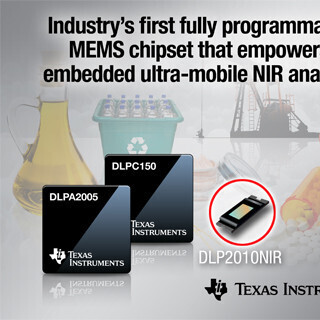TI、近赤外線分析向けにフルプログラマブルMEMSチップセットを発表