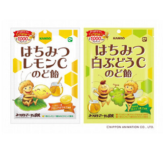 カンロののど飴と「みつばちマーヤ」のコラボレーションが実現