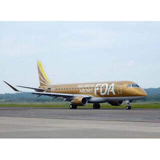 FDA、9号機目となるゴールドが到着 - 新エンブラエル175で5.5%の燃費向上も