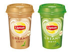 リプトン、チルドカップ「クリーミー」シリーズから紅茶ラテと抹茶ラテ発売