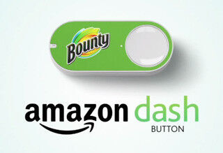 米Amazon、一押しで日用品を補充できるボタン装置「Dash Button」発表