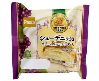 敷島製パン、「シューデニッシュ クリーム&amp;レーズンケーキ」を発売