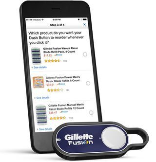 米Amazon、ポチッと押すだけで日用品が届く「Dash Button」サービス