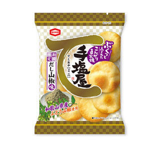 亀田製菓、香り高いぶどう山椒を使用した「天塩屋ミニ」を期間限定で発売