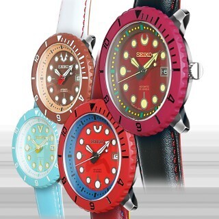 セイコー、アニメ「秘密結社 鷹の爪」とコラボした機械式腕時計を4モデル