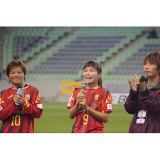 INAC神戸川澄選手「サッポロ一番はじめます。」宣言 - 試合も白星で