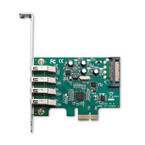 玄人志向、USB 3.0を4基増設可能なロープロ対応PCIeインタフェースカード