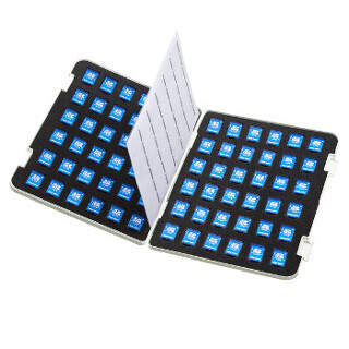 サンワサプライ、72枚収納可能のSDカードファイルケース