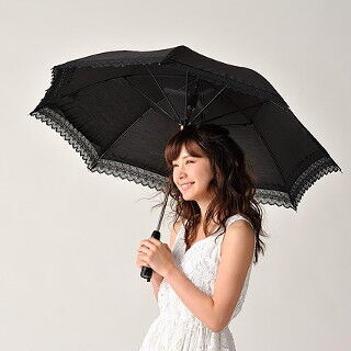 涼風を送るファン付き日傘「ルルド ファンシェイド」 - 晴雨兼用