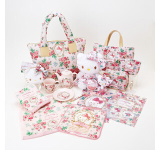 ハローキティがローラ アシュレイとコラボ! バラ柄の大人向けグッズ発売