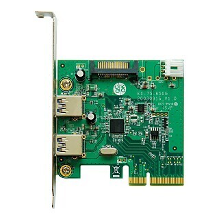玄人志向、USB 3.1 Type-Aポート×2基を備えるPCI Express用増設カード