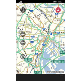インクリメントP、 Windows 8.1対応の「MapFan」アプリを提供