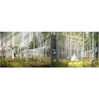 軽井沢に透明な新チャペル「風通る白樺と苔の森」が登場 - 隈研吾らコラボ