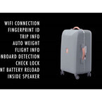 海外モバイルトピックス (90) これからの旅行はスマートに! スマホで管理できるスーツケースが登場