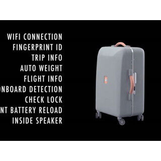 海外モバイルトピックス (90) これからの旅行はスマートに! スマホで管理できるスーツケースが登場