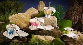 ユニークな形状のテーブルウェア"ニューウェイブカフェ"に新シリーズ登場