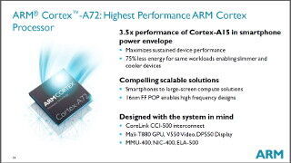 ARM、64bitプロセッサ「Cortex-A72」の詳細を公開 - Cortex-A15から最大3.5倍のパフォーマンス向上を実現
