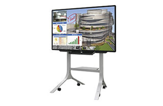 シャープ、高精度タッチ液晶を搭載したミーティング用80V型ディスプレイ