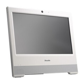 日本Shuttle、モニタアームに取付可能な液晶一体15.6型オールインワンPC