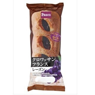 敷島製パン、クロワッサンとフランスパンが合体したレーズン入りパンを発売