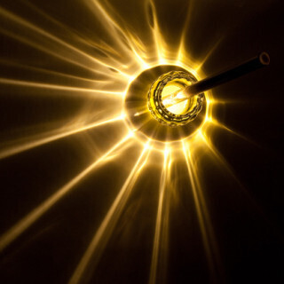 音を可視化してきらめくアートなキャンドルライト「Kvel」