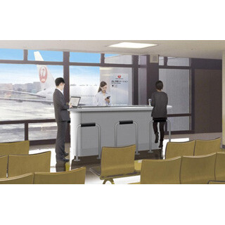 JAL、伊丹空港に搭乗直前まで無料で使える「JAL 充電ステーション」を設置