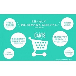 エボルニ、越境ECをトータルで支援する「CARTS」の提供を開始